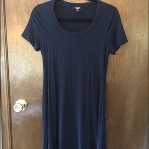 Navy Blue Midi Dress